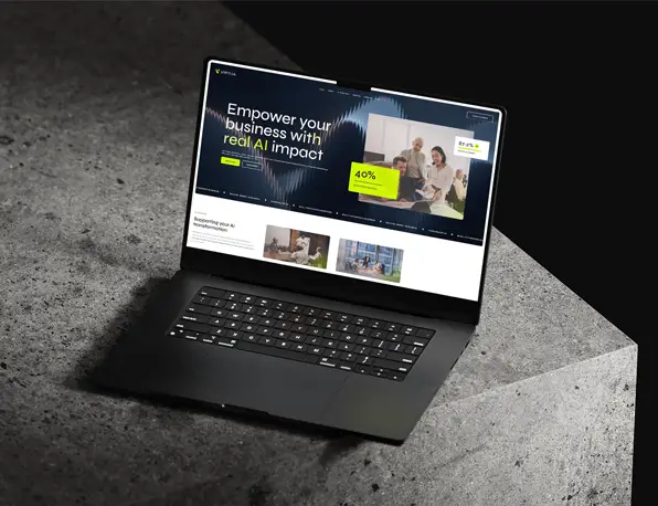 WordPress-nettside for Virtua – moderne bedriftsnettside designet av Skema