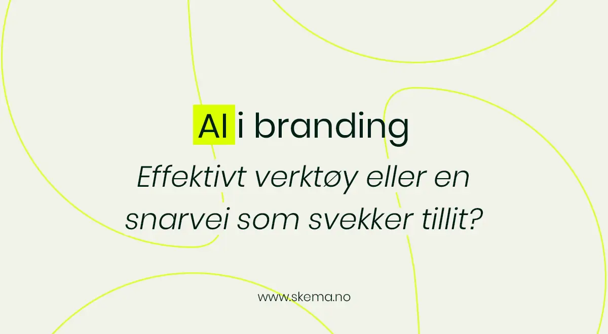 Illustrasjon til artikkel om bruk av AI i branding for bedrifter