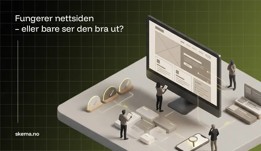 Illustration showing a structured website audit used to evaluate whether a website actually works in 2026